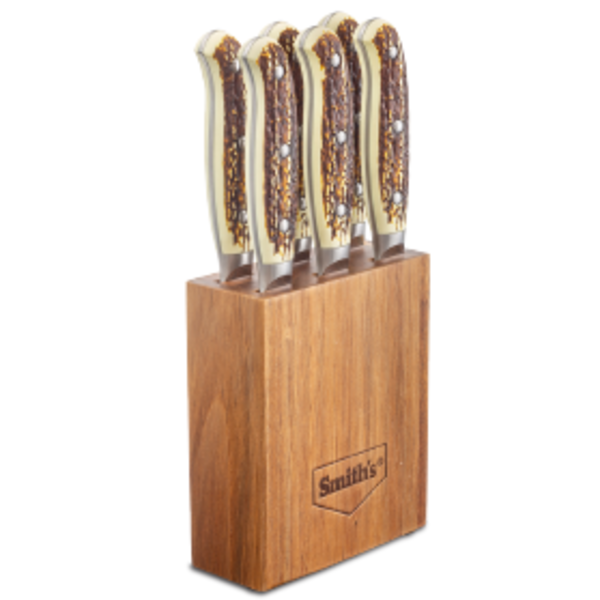 Smiths Cabin & Lodge Steak Cutlery Block Set, 7Pcs 51033